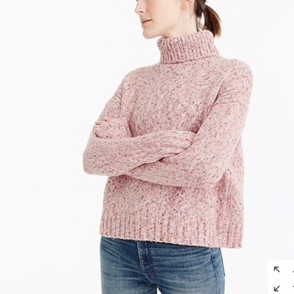 JCREW MULTI COLOR WOOL BLEND TURTLENECK - Picture 1 of 9